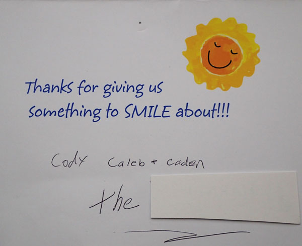 Cody Caleb And Caden'ss Testimonial