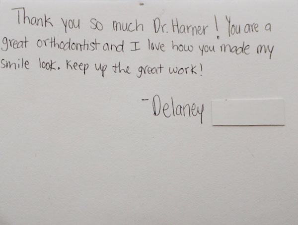 Delaney's Testimonial